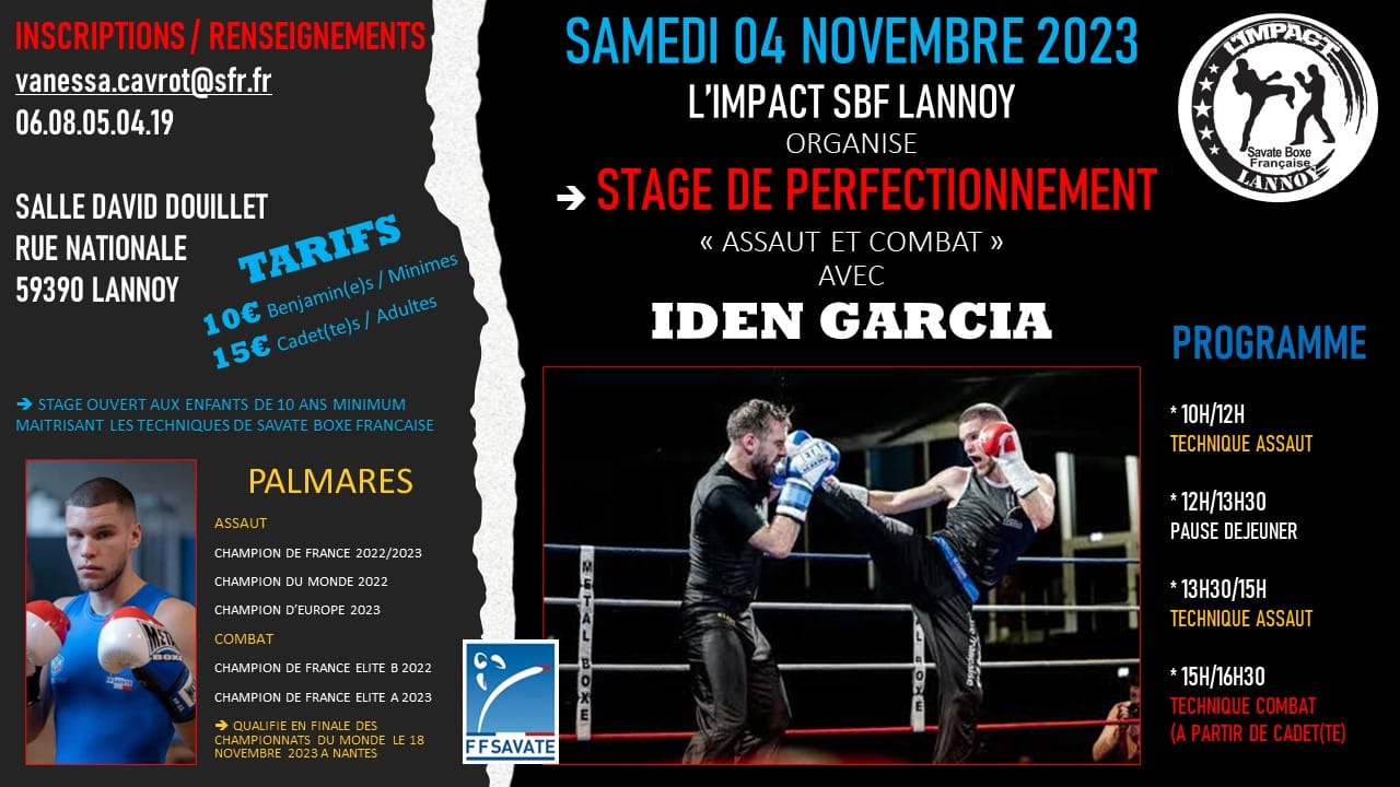 affiche stage iden