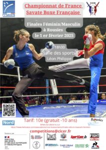 finale championnat de france de savate boxe française elite b fémininmasculin 2